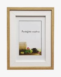 Marco bicolor Roble-Blanco DM-844